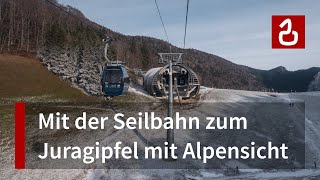 Seilbahn Weissenstein in Oberdorf  Alpensicht vom Solothurner Hausberg  Garaventa  Doppelmayr [upl. by Gniw670]