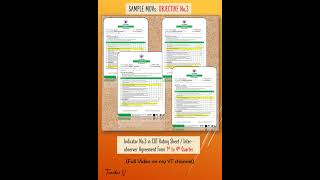 Sample MOVs for RPMS Classroom Observable Indicator 20232024 [upl. by Immot733]