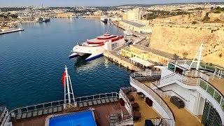 Valletta Malta Cruise Port [upl. by Lirrehs]