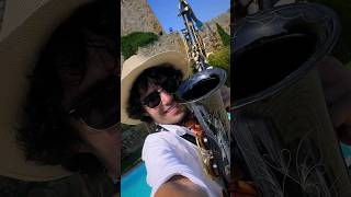 Destination wedding in a castle in Spain live music with saxophonist in Castell de Tamarit music [upl. by Lanfri]