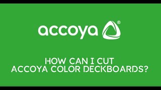 How can I cut Accoya Color deckboards [upl. by Rivalee141]