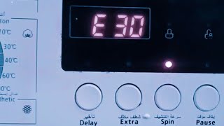 Super Gernal washing machine error code E 30 problem [upl. by Nat]