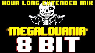 Megalovania 1 HOUR Extended Mix 8 Bit Cover Tribute to Undertale  8 Bit Universe [upl. by Anjanette]