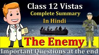 The Enemy⚔️  CH  4  Important Questions  Vistas  Pearl S Buck  Class 12th  In Hindi [upl. by Irby]