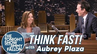 Think Fast with Aubrey Plaza [upl. by Cal]