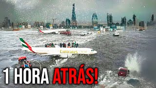 Veja como Dubai é engolido pela água Esta é a ira de Deus castigo divino CHUVA ARTIFICIAL [upl. by Ocker502]