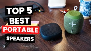 Top 5 Best Portable Speakers 2024 [upl. by Artenal]