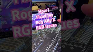 Rog Ally X RGB Issue Fix  Rgb stopped working  rogally rogallyx [upl. by Kessiah]