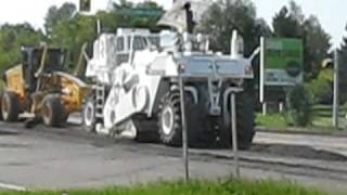 Asphalt Milling amp Pulverizing on Hwy 27 [upl. by Aytnahs]