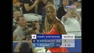 2002 Sydney Semifinal Shaughnessy vs SWilliams [upl. by Nannarb308]