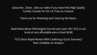 Audio Heart Sounds of Normal Heart Beat S1 amp S2  Real Time LubDub Sound [upl. by Barnum]