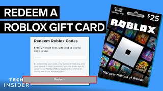 How To Redeem A Roblox Gift Card [upl. by Anatnahs]