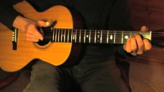 EZ Fingerpicking Blues Lesson for Beginners  Free TAB  Goodmorning Blues [upl. by Matthei]