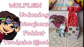 MADE BY SIEM  WOLPLEIN  VOORJAARSPAKKET  TUNISCHE SJAAL HAKEN  UNBOXING  NEDERLANDS ONLY [upl. by Acsecnarf512]