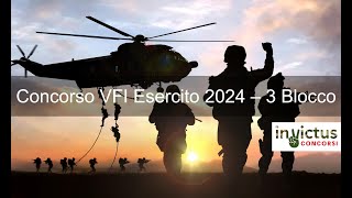 Pubblicato il bando del Concorso per 2000 VFI Esercito 2024 – 3 terzo Blocco [upl. by Dorelle]