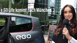 Elektroautohersteller NexteGO Mobile SE kommt mit dem eGO Life nach München [upl. by Eisdnyl]