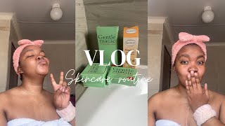 Vlog  Skincare routine 🤍💕 [upl. by Dwinnell]