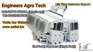 CLJ Single amp Double Body Paddy Separator Machine [upl. by Irah662]