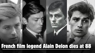 French Film Icon Alain Delon Passes Away at 88 [upl. by Sessler]