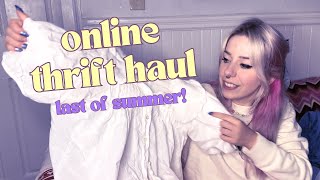 Last Online Thrift Haul… OF THE SUMMER ☀️🏖️✨ [upl. by Goat]