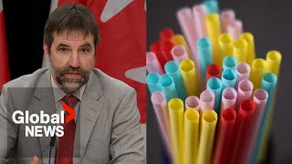 Feds will appeal singleuse plastics ban ruling as pollution impacts are quotundebatablequot Guilbeault [upl. by Thelma]