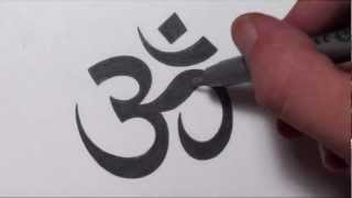 How To Draw an Om Symbol [upl. by Tohcnarf]