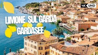 Limone Village 🇮🇹 in Italy of Garda  4k [upl. by Lingwood94]