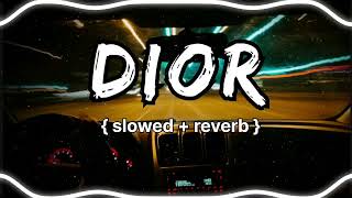 DIOR X SHUBH PERFECTLY SLOWED REVERB 🎵🥀 [upl. by Teiv]