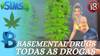 🌱 TUTORIAL DE TODAS AS DROGAS  MOD BASEMENTAL DRUGS   TRADUÇÃO PTBR  THE SIMS 4 [upl. by Eirelam]