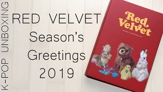 Red Velvet 2019 Seasons Greetings Unboxing [upl. by Audres]