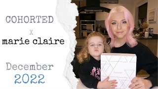 Cohorted x Marie Claire December 2022  Beauty Box Unboxing [upl. by Saraiya220]