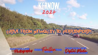 KERNOW 2024 Episode 14 Drive from Newquay to Perranporth 4K 30FPS [upl. by Aneertak]