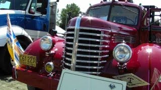 1949 Diamond T Logging Truck 1949 Antique Truck Show Duncan BC [upl. by Laurice]