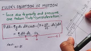 Eulers equation of motion [upl. by Rosalinde]