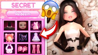 ALL 8 NEW SECRET CODES amp FREE VIP IN DRESS TO IMPRESS  ROBLOX DTI CODES 😱 [upl. by Adnilemre]