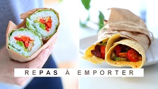 2 idées de lunch box  Recette Healthy [upl. by Ruthi736]