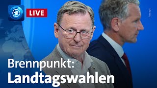 Wahlen in Sachsen und Thüringen  ARDBrennpunkt [upl. by Rukna342]