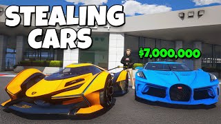 Stealing RARE Supercars in GTA 5 RP [upl. by Brooke273]