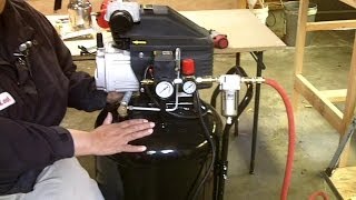 Air Compressor Line Setup and How to Use Air Tools for Beginners [upl. by Ennad]