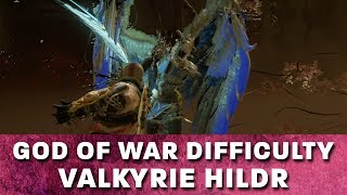 Valkyrie Hildr on Hardest Difficulty Give Me God of War Difficulty [upl. by Aliek]