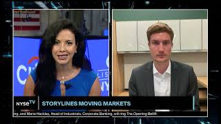 Alex Coffey Senior Trading Strategist at Charles Schwab Joins NYSE TV Live [upl. by Porcia]