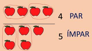 Números Pares  📝 Números Ímpares  explicandoumpoucomais [upl. by Nhguavaj]