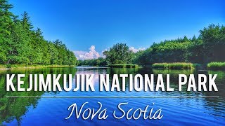 HIKING amp CANOEING IN KEJIMKUJIK NATIONAL PARK  NOVA SCOTIA [upl. by Ahsiam]