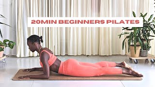 20MIN BEGINNERS PILATES WORKOUT [upl. by Trout414]