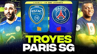 🔴 TROYES  PSG  Lens nest plus quà 3 pts   estac vs paris   LIGUE 1  LIVEDIRECT [upl. by Acnairb]