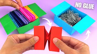 How to make origami pop up Box transformer DIY origami pop out Surprise box [upl. by Samantha]