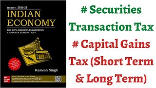 Part 113What is Securities Transaction Tax amp Capital Gains Tax Shortterm amp Longterm  economy [upl. by Essirehs]