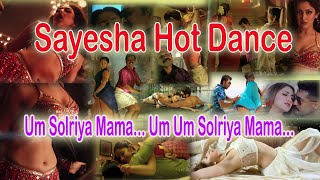 south actress sayesha  hot item song  hotromanticstatusvideo  remix [upl. by Tsenre439]