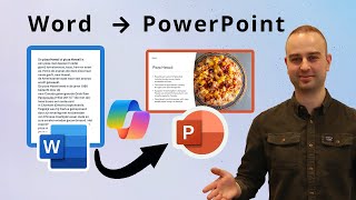 Document automatisch omzetten naar PowerPoint met Copilot AI [upl. by Novia743]