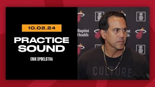 Training Camp Practice Interview Erik Spoelstra  October 2 2024 [upl. by Denison]